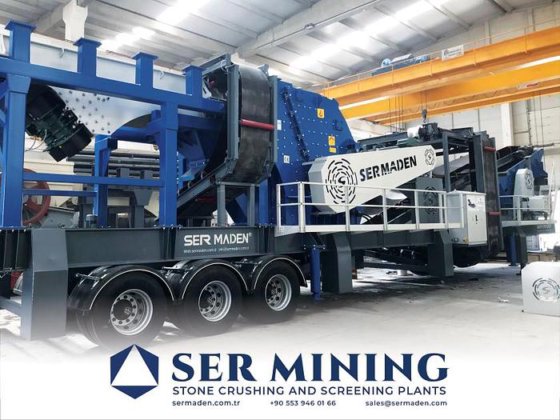 柔軟な運用を可能にするポータブルインパクトクラッシャーとスクリーニングユニット