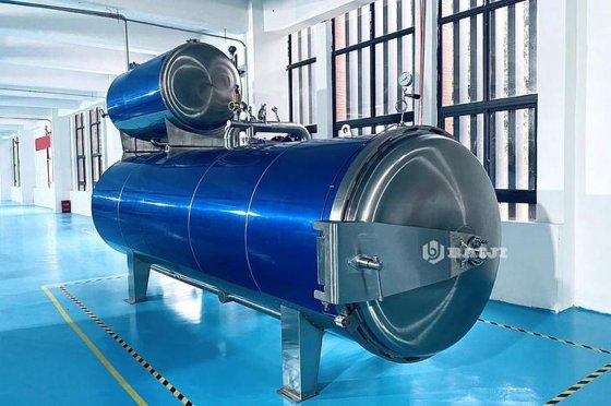 自動フルーツ ジュースの飲料のオートクレーブの殺菌の滅菌装置のレトルト機械価格