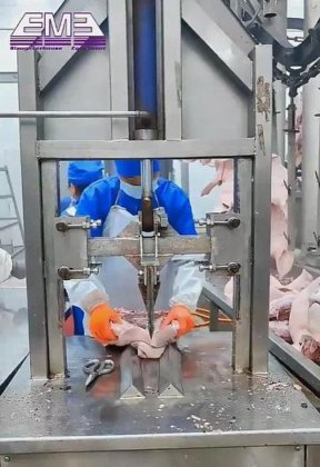 智能屠宰解决方案 牛头开放式液压锯 牛屠宰场机械 用于牛/猪屠宰场的设备