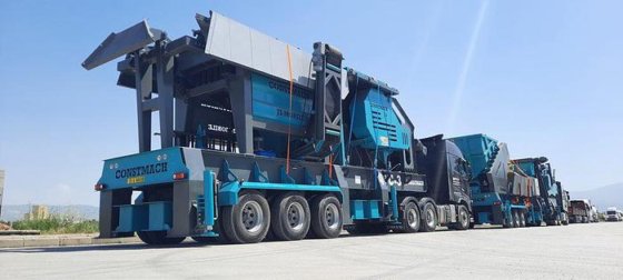 移动颚式破碎站