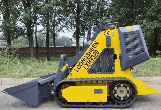 Front end loader backhoe excavator