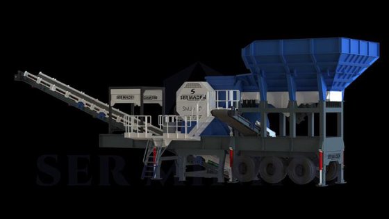 1段式モバイルジョークラッシャー：硬い石材の連続採石作業に最大容量