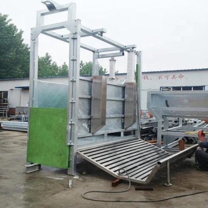 智能屠宰解决方案 仪式屠宰场 牛屠宰线 活牛 惊吓箱牛