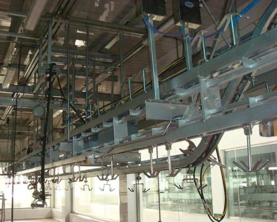 价格便宜的屠宰场绵羊/山羊放血斜坡提升机 绵羊屠宰线屠宰场设备