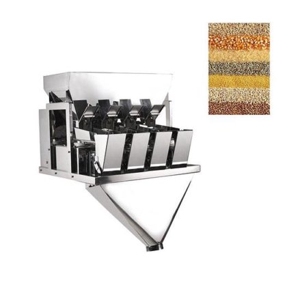 多功能2头4头线性称重器,用于坚果谷物咖啡豆的称重