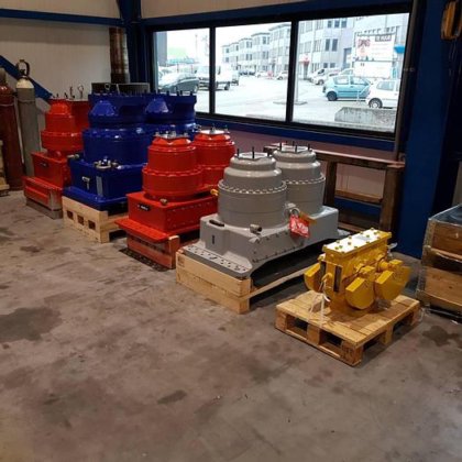 用于 850 尺寸预破碎机/撕碎机的齿轮箱