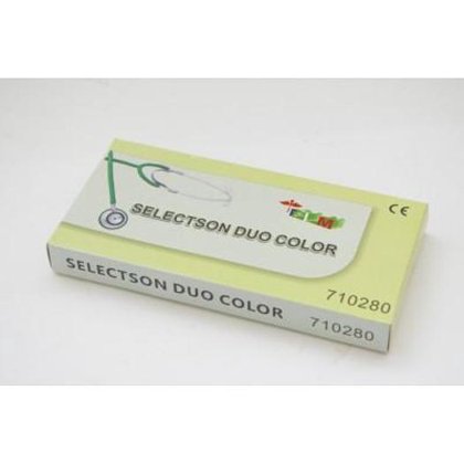SELECTSON カラー グリーン ダブルヘッド聴診器