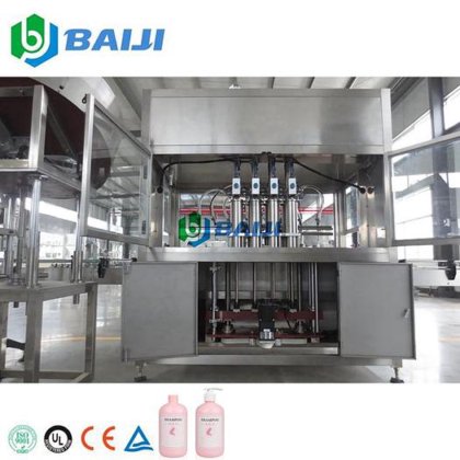 BAIJI 全自動シャンプー ソープ液体洗濯洗剤充填キャッピング ラベリング機