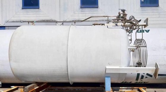 用于乙烯（乙烯，C2H4）的低温气体罐体