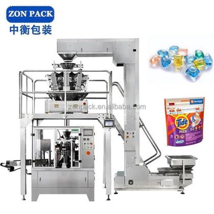 多機能ロータリー Doypack 包装機スナック キャンディ ポップコーン紙