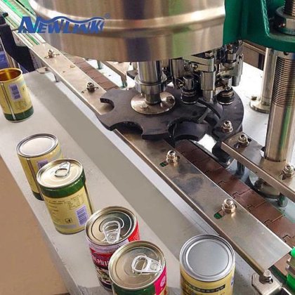 缶の密封用高精度圧力PET/ブリキ缶ダブルシール機