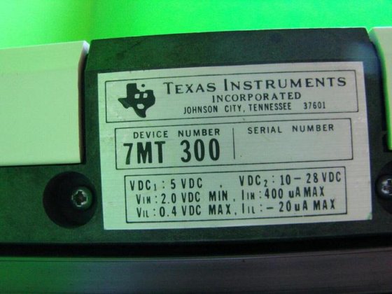 TEXAS INSTRUMENTS Input Module 7MT-300