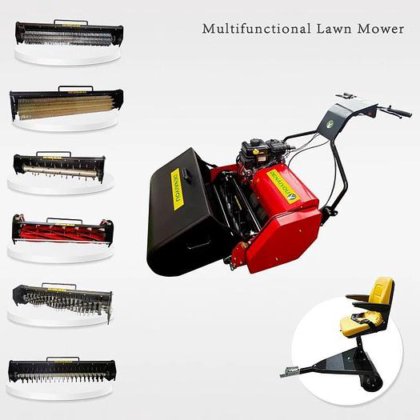 ゴルフコースに適した高馬力で芝生のメンテナンス6.5HPガソリンエンジン自走式サッカーフィールド芝刈り機