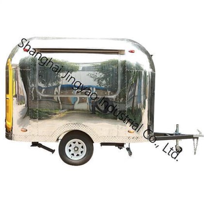 2018 Airtrailer 移动食品拖车欧洲标准铝制食品卡车
