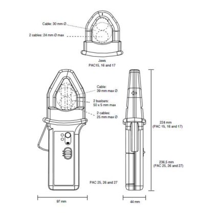 PAC15交直流电流钳