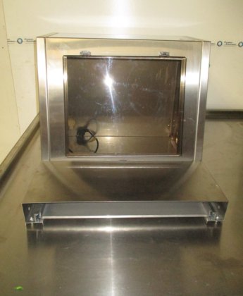 Stainless steel control panel frame