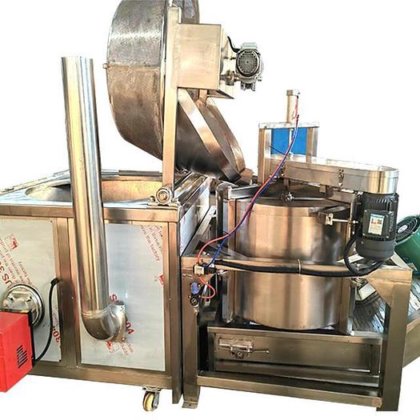 小型商用连续半自动燃气电动薯片油炸机薯片油炸锅价格