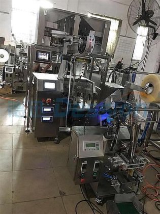 Dession 自動茶包装機と三角袋付き茶パッケージシーリング機