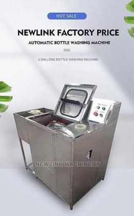 半自動ジェリカンブラッシングマシン、角瓶洗浄機