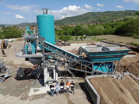 移動式コンクリートプラント