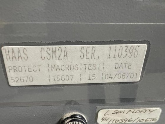 HAAS Automation Model CSM2A Control