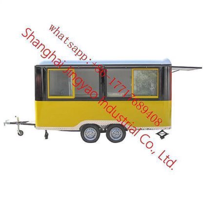 商业饮料沙滩车移动食品车老式冰淇淋食品卡车快餐自动售货拖车热食车拖车