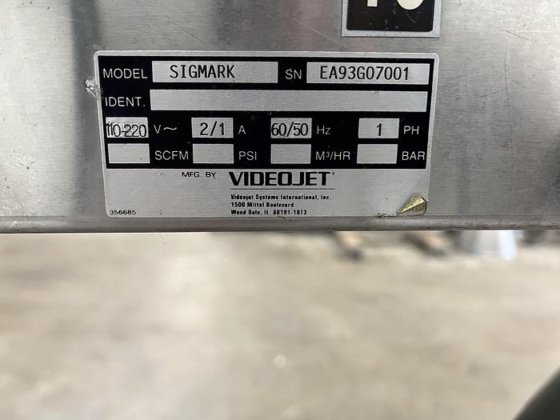 Videojet Sigmark Case Coder Ink