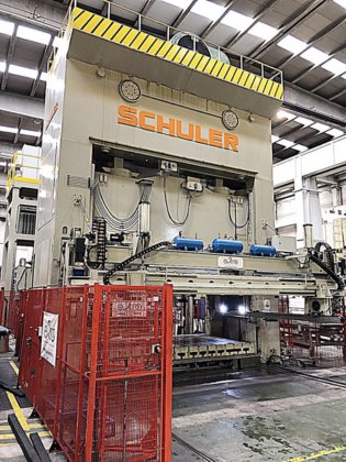 1500 Ton Schuler 196 X108 Stamping Press In United States
