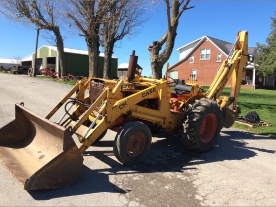 Case CE 580 Backhoe Loader