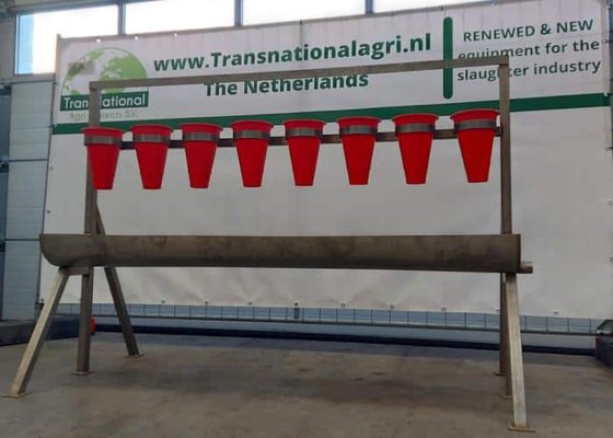 Poultry bleeding unit, 500 bph