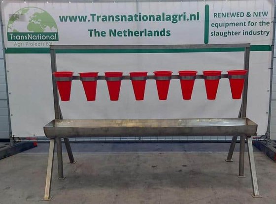 Poultry bleeding unit, 500 bph