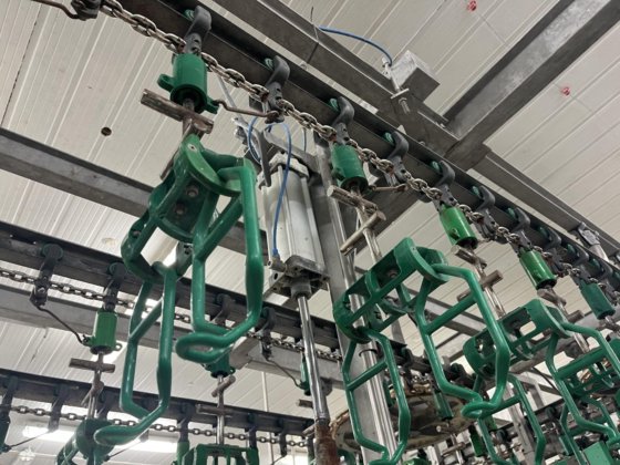 カットアップライン、Meyn、4.000 bph