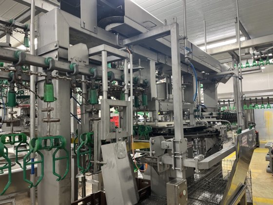 梅恩切割线，4,000 瓶/小时