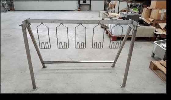 家禽屠殺ライン、500 bph、新品