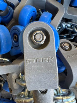 トロリー付きチェーン、ストーク、Tトラック、6