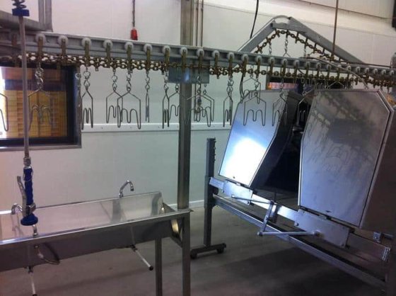 家禽输送线，180 只/小时