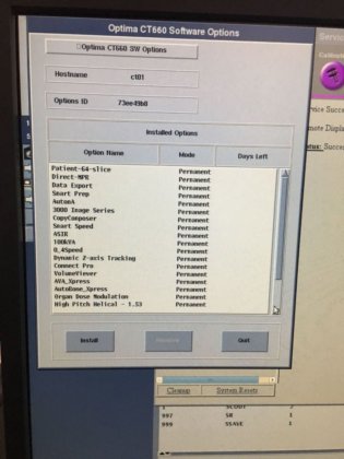 GE Optima 660 64 slice