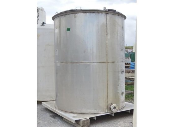TANK, 1950 USG, STAINLESS STEEL,