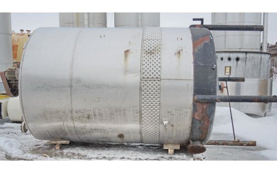 TANK-JACKETED, 4500 USG, STAINLESS STEEL,