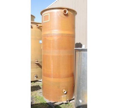TANK, 400 USG, FIBERGLASS, VERTICAL,