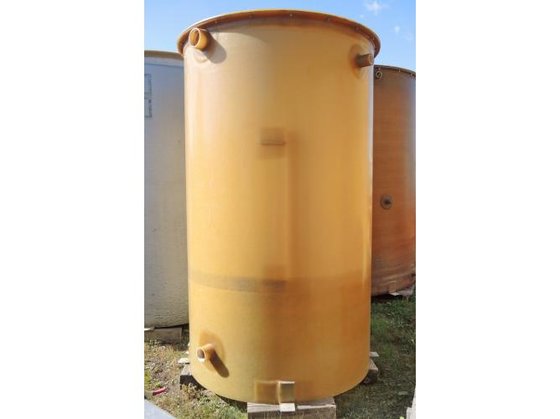 TANK, 830 USG, FIBERGLASS, VERTICAL,