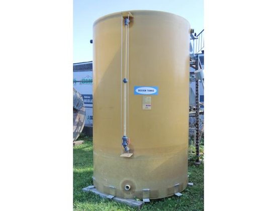 TANK, 1500 USG, FIBERGLASS, VERTICAL,