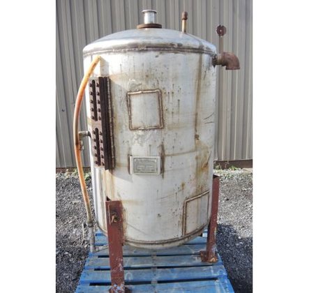 TANK, 170 USG, STAINLESS STEEL,