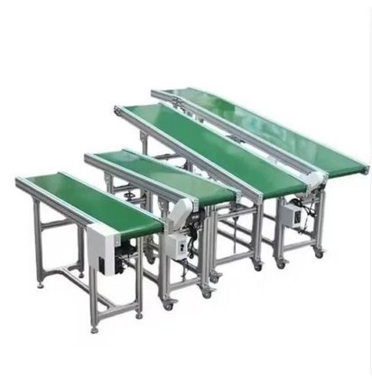 带制动法兰的水果输送带机 食品工业带式输送系统