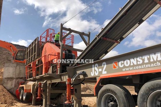 移動式破砕プラント