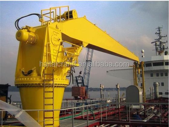 伸縮クレーンマリーナポート船用スティフブーム油圧ジブマリン油圧船スティフジブマリンブームクレーン