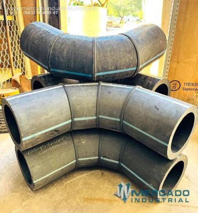 8个RD9高密度聚乙烯弯头（RD98X9）