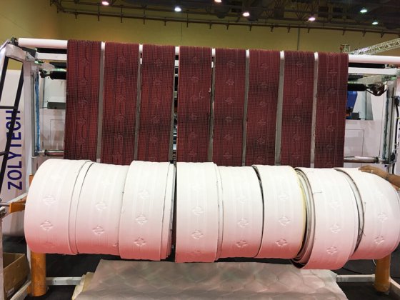 ゾリテックWV12-BM高速コンピュータ式チェーンステッチ多針キルティングミシン