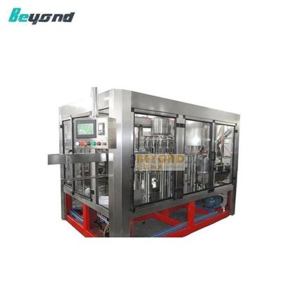 优质果汁厂液体果汁气动灌装旋盖封口机