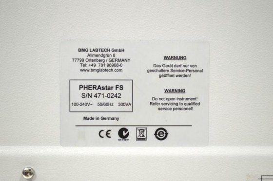 BMG Labtech PHERAstar FS Alphascreen